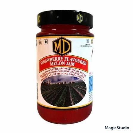 MD Melon Jam Strawberry Flavoured 485g � Sweet Fruit Jam