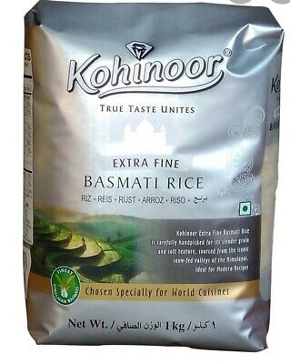 Kohinoor Extra Fine Basmati Rice (Silver)