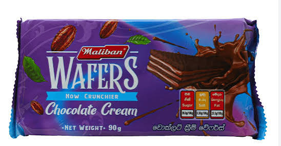 Maliban Wafers Choclate Cream 90g (Pack of 2)