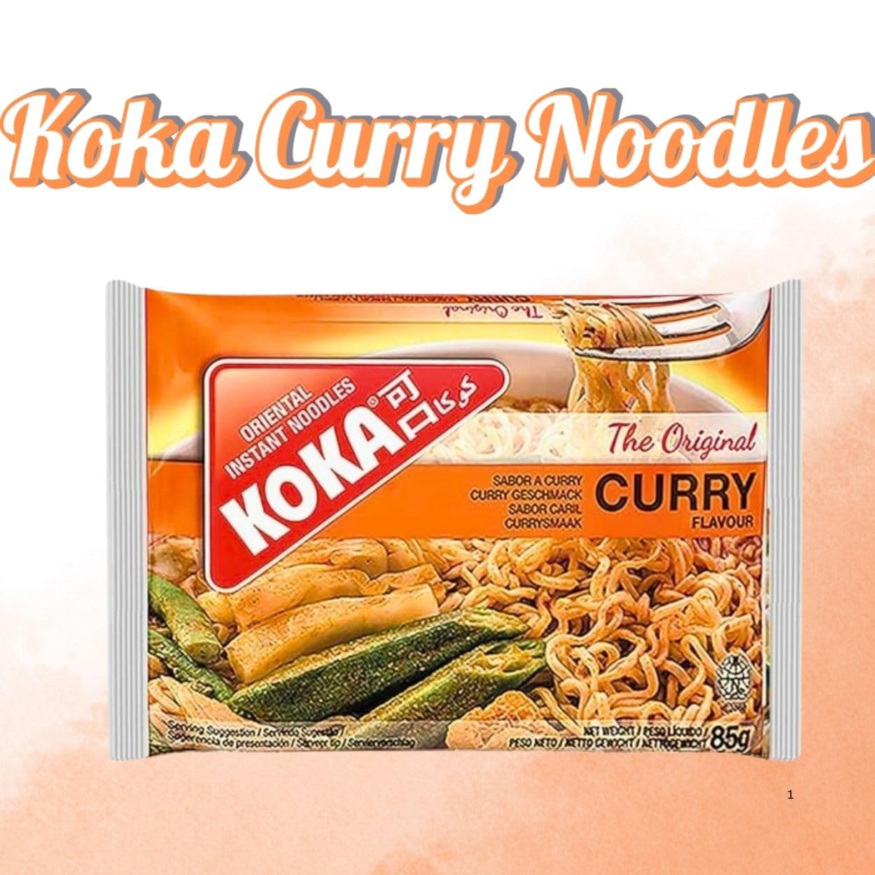 Koka Noodles Curry Flavour 85G