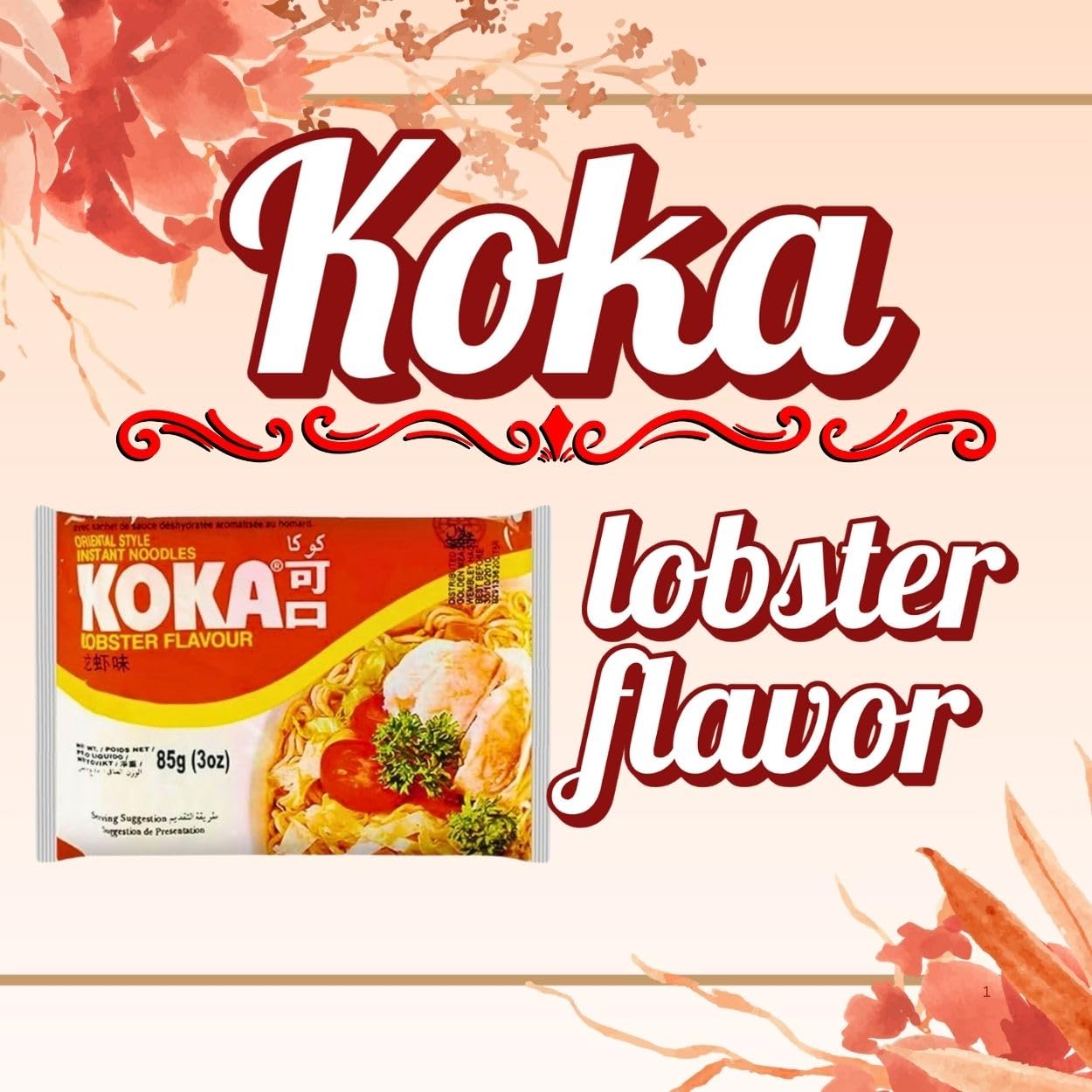Koka Noodles Lobster Flavour 85g