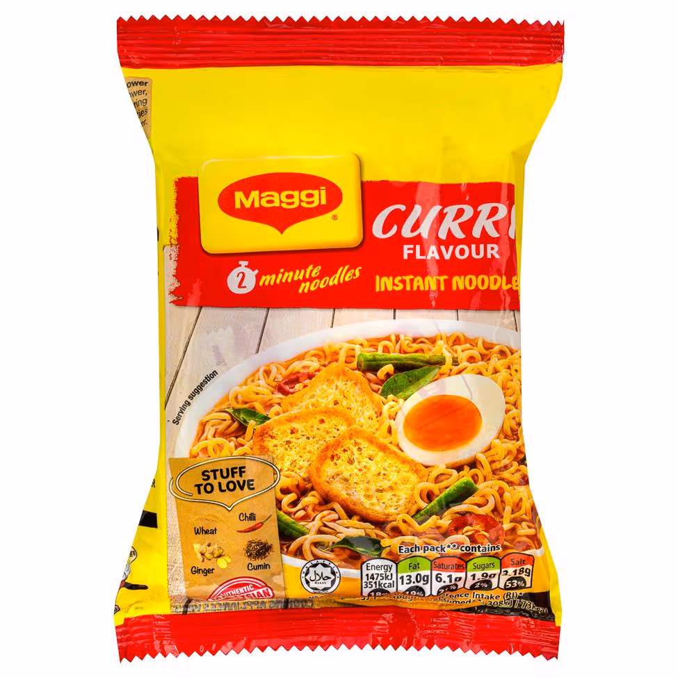 Maggi Curry Flavour Noodles 75gm