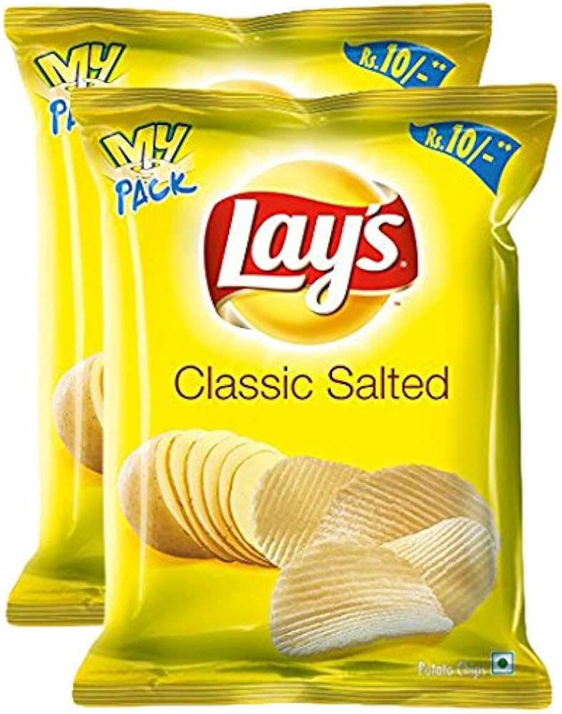 Lays Classic Salted (Pack of 2) 50g