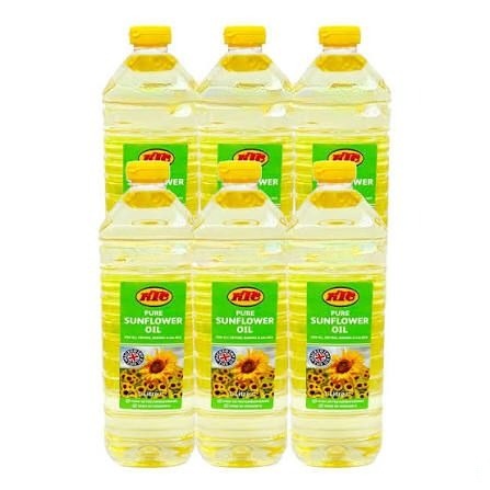 KTC Sunflower Oil (Pack of 6) 1Litre