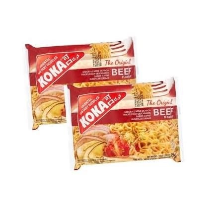 Koka Noodles Beef Flavour (Pack of 2) 85g