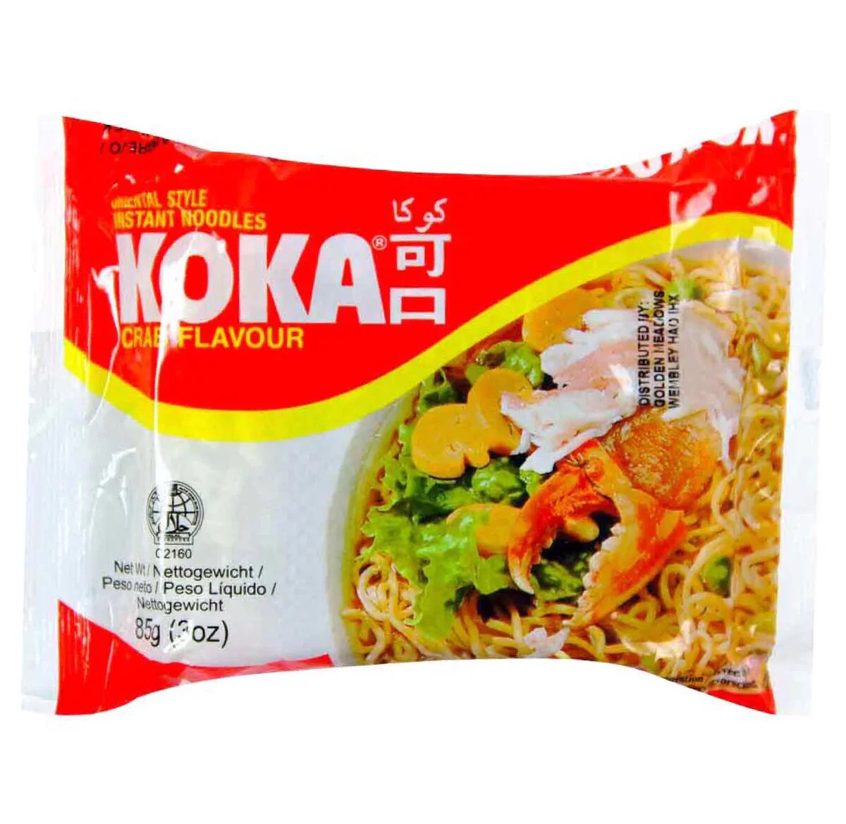 Koka Noodles Crab Flavour (Pack of 4)85g