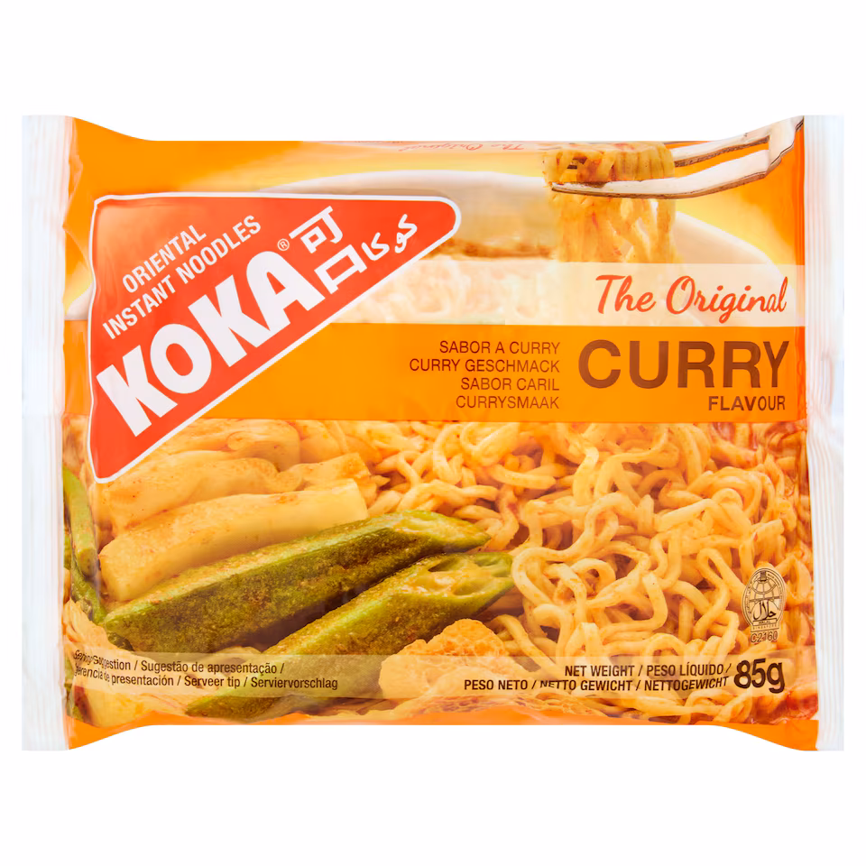 Koka Noodles Curry Flavour(Pack of 4) 85g