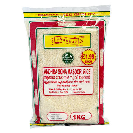 SHANKAR ANDHRA SONA MASOORI RICE 1KG