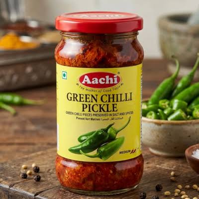 Aachi Green Chilli Pickle 300gm