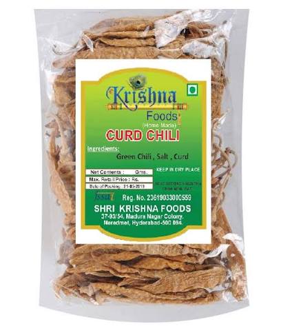 SHREE KRISHNA SALTED CHILLI (CURD CHILLI) 100G