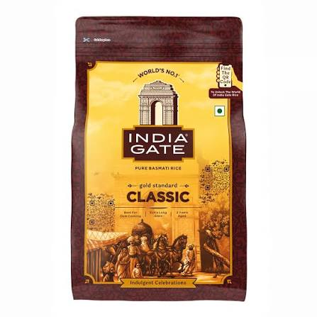 INDIA GATE BASMATI RICE BAG CLASSIC 5KG