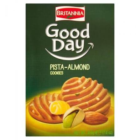 BRITANNIA GOOD DAY COOKIES 216G  - PISTA-BADAM