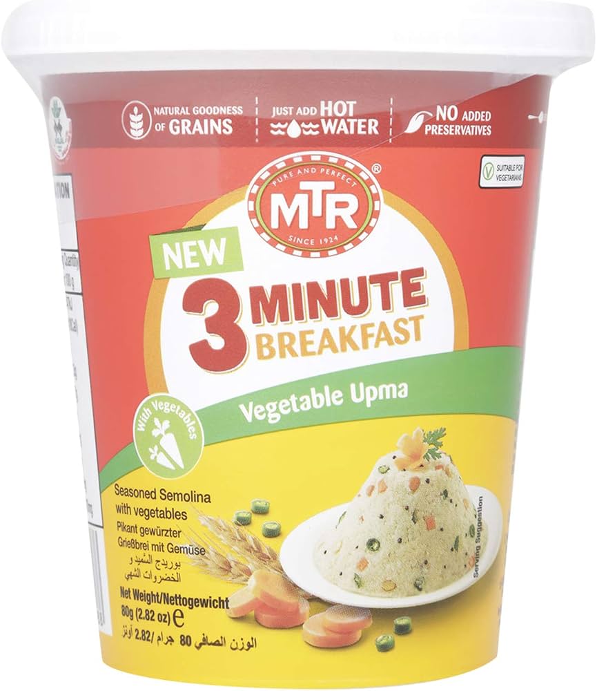 MTR 3 MIN CUPPA UPMA 80G - VEGETABLE