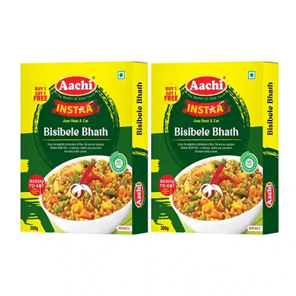 Aachi Bisibele bhath - Ready to Eat(Buy 1 Get 1 Free)