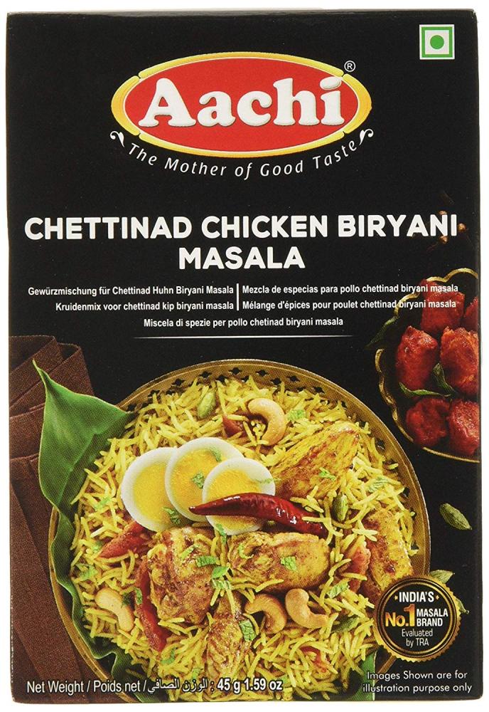 Aachi Chettinad chicken Biriyani Masala 45 gm