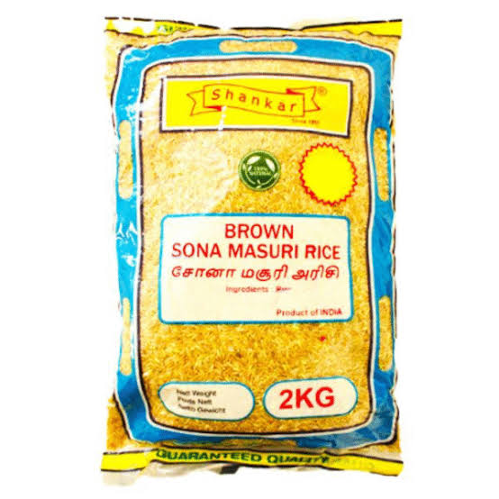 SHANKAR BROWN SONA MASOORI RICE 2KG