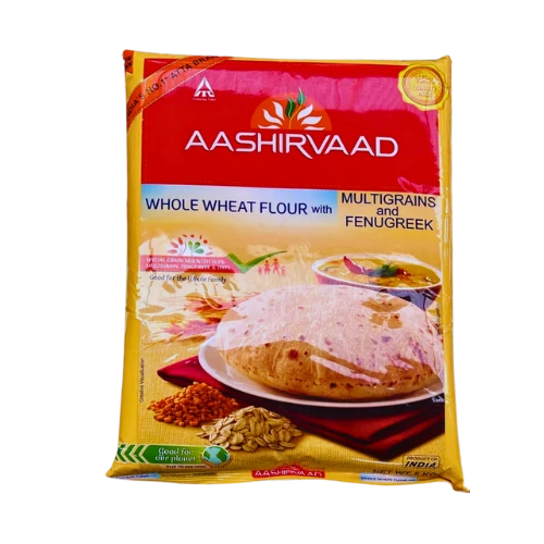 AASHIRVAAD WHOLE WHEAT WITH MULTIGRAINS AND FENUGREEK ATTA 5KG
