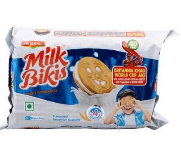 BRITANNIA MILK BIKIS CREAMS 8 X 44G