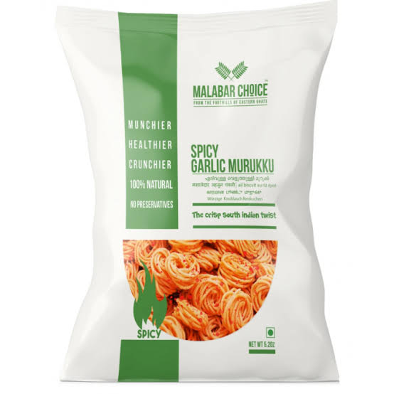 MALABAR CHOICE SPICY GARLIC MURUKKU 150G