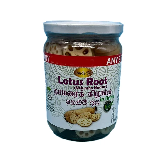 INDU SRI LOTUS ROOT IN BRINE 550G