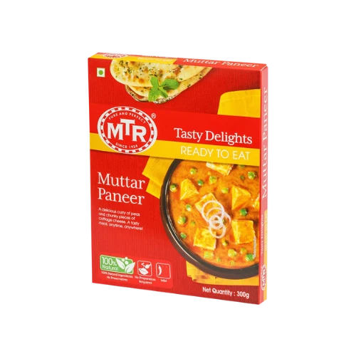 MTR READY TO EAT MUTTER PANEER 300G