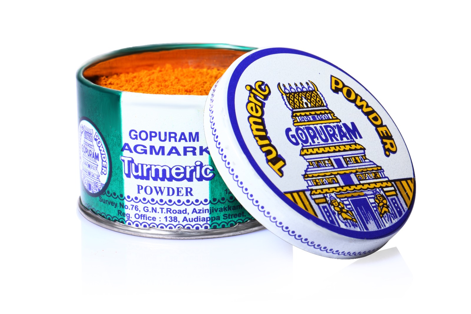 GOPURAM TURMERIC TIN 5G