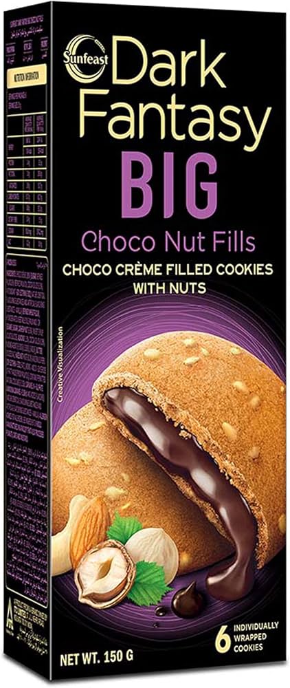 DARK FANTASY BIG CHOCO NUT FILLS 150G