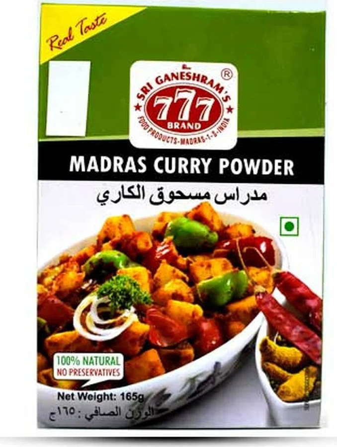 777 MADRAS CURRY POWDER 140GM