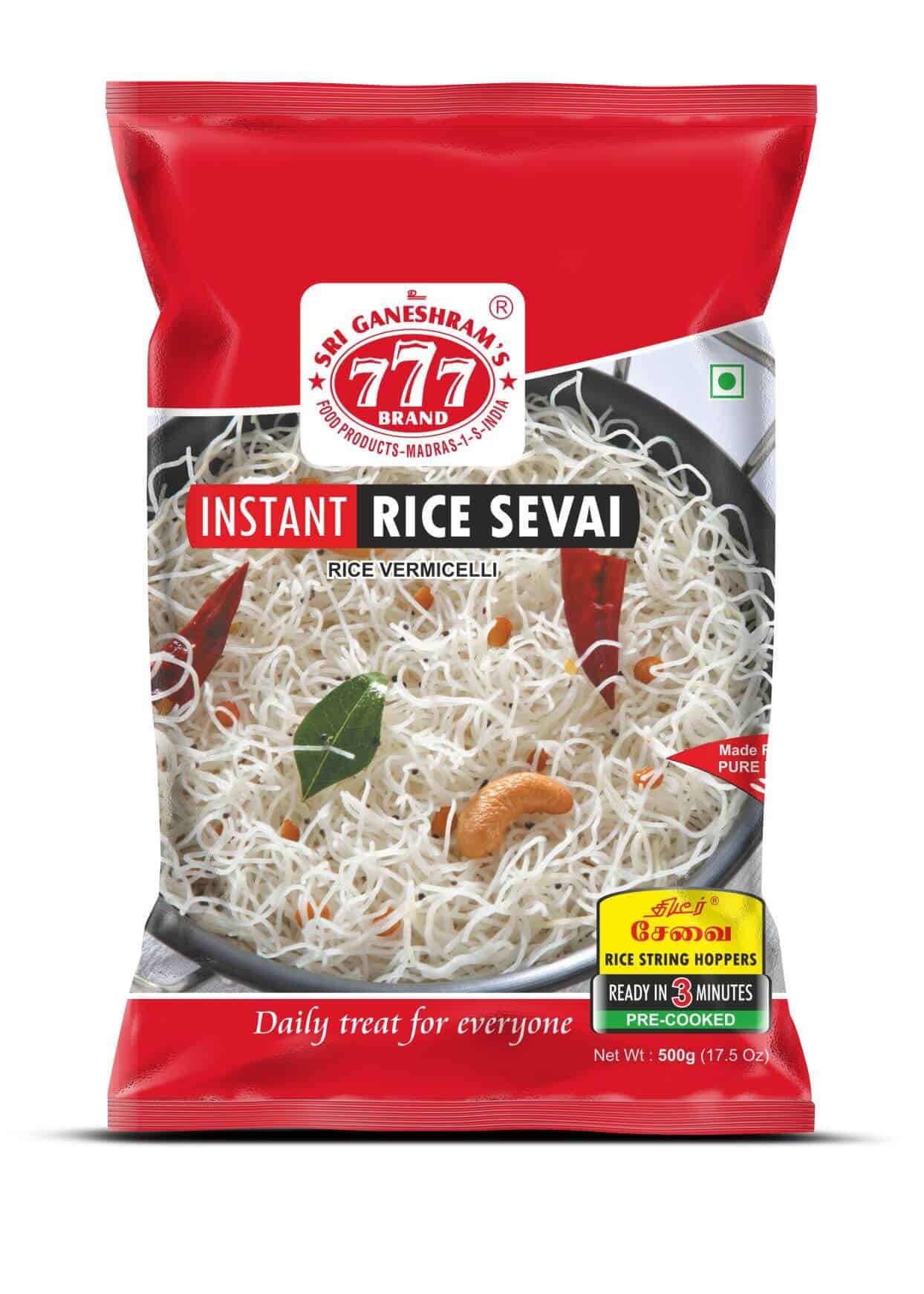 777 INSTANT RICE SEVAI (RICE VERMICELLI) 500G
