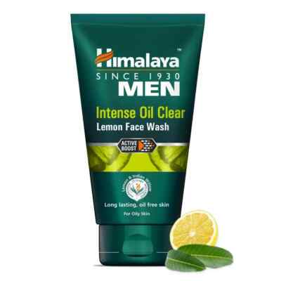 HIMALAYA INTENSE OIL CLEAR MENS FACE WASH 100ML - LEMON