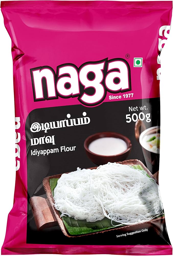 NAGA IDIYAPPAM / KOZHUKATTAI (STRING HOPPER) FLOUR 500G