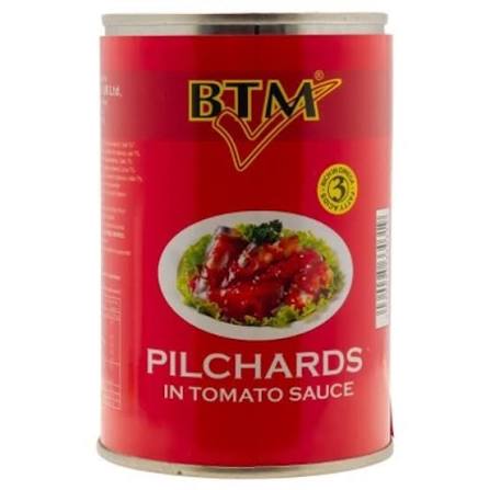 BTM PILCHARDS IN TOMATO SAUCE 425G
