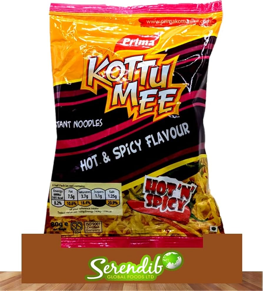 PRIMA KOTTU MEE HOT AND SPICY NOODLES 80G*5