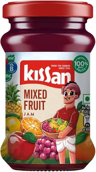 KISSAN MIXED FRUIT JAM 200G