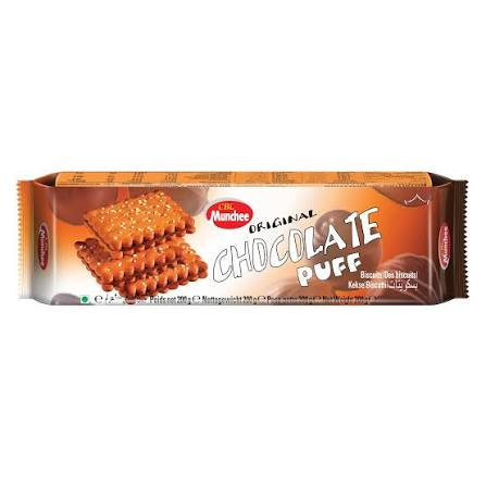 MUNCHEE CHOCOLATE PUFF 200G
