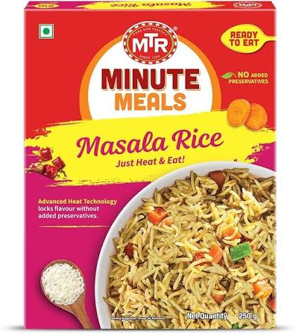 MTR READY TO EAT MASALA RICE 250G