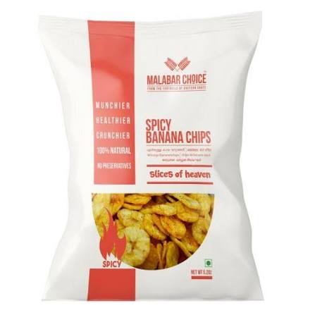 MALABAR CHOICE BANANA CHIPS 150G - SPICY