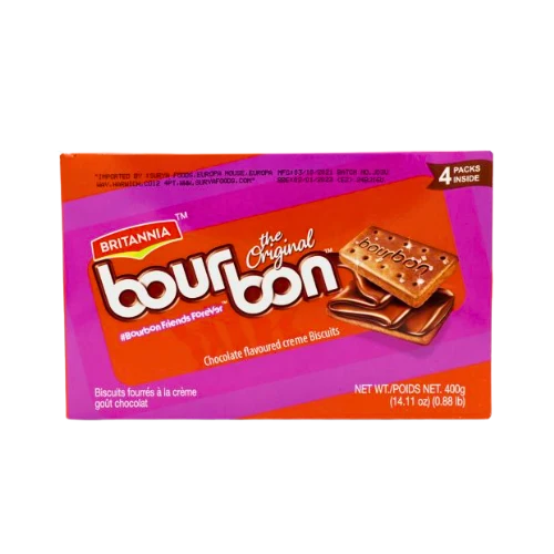 BRITANNIA BOURBON BISCUITS 400G