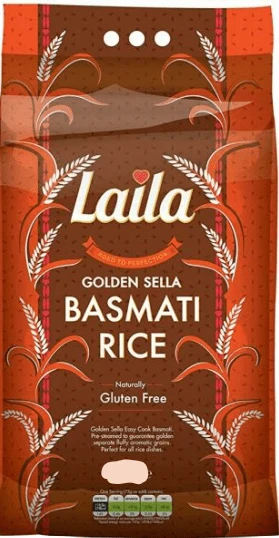 LAILA GOLDEN SELLA BASMATI RICE 2KG