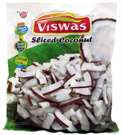 VISWAS FROZEN SLICED COCONUT 400G