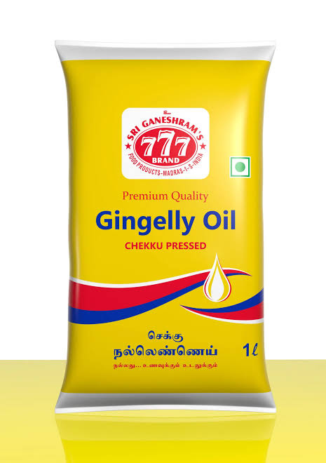 777 COLD PRESSED GINGELLY (SESAME) OIL 1LTR