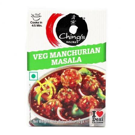 CHINGS VEG MANCHURIAN MASALA MIX 50G