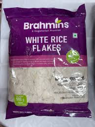 BRAHMINS POWA (WHITE RICE FLAKES) 500G