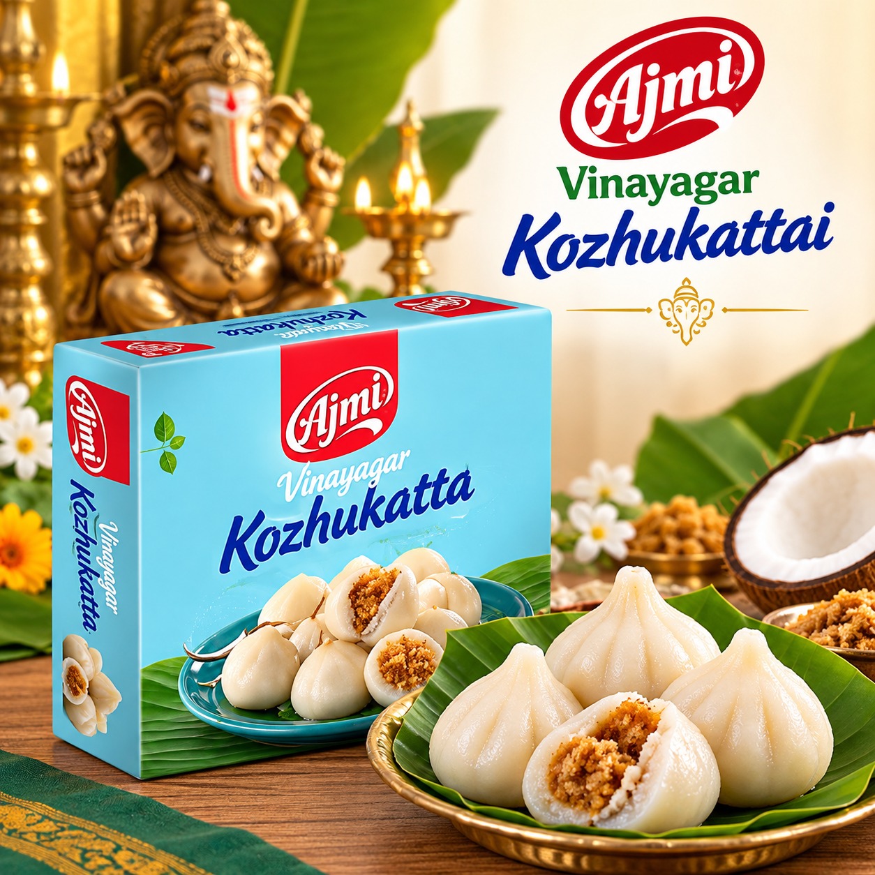 Ajmi Frozen Kozhukattai 350G