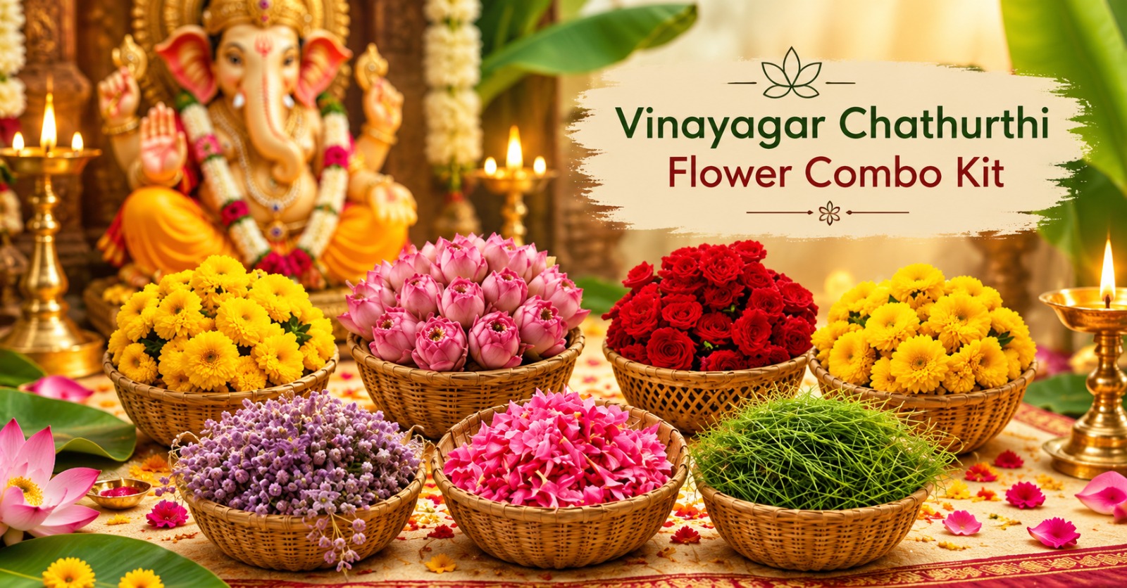 Vinayagar[Ganesh] Fresh Pooja Kit
