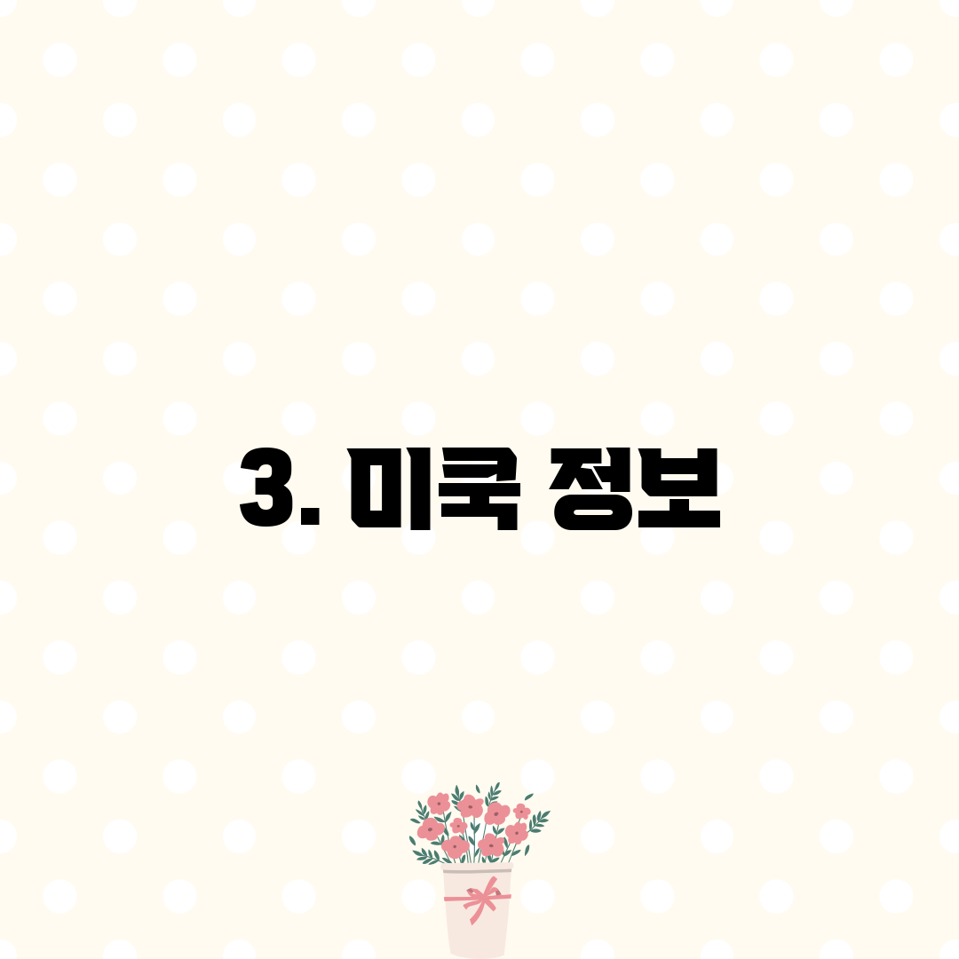 3. 미쿡 정보