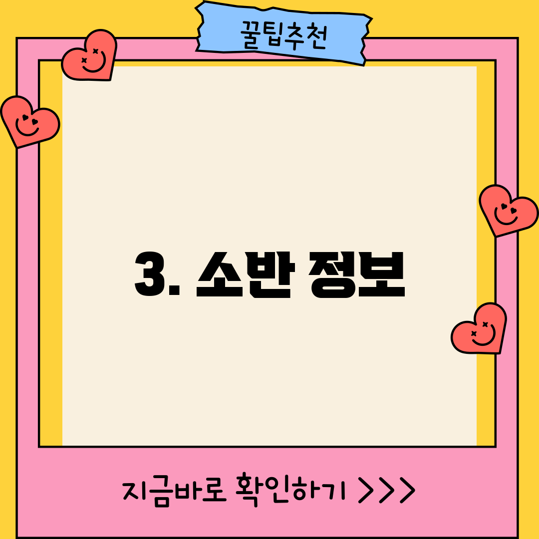 3. 소반 정보