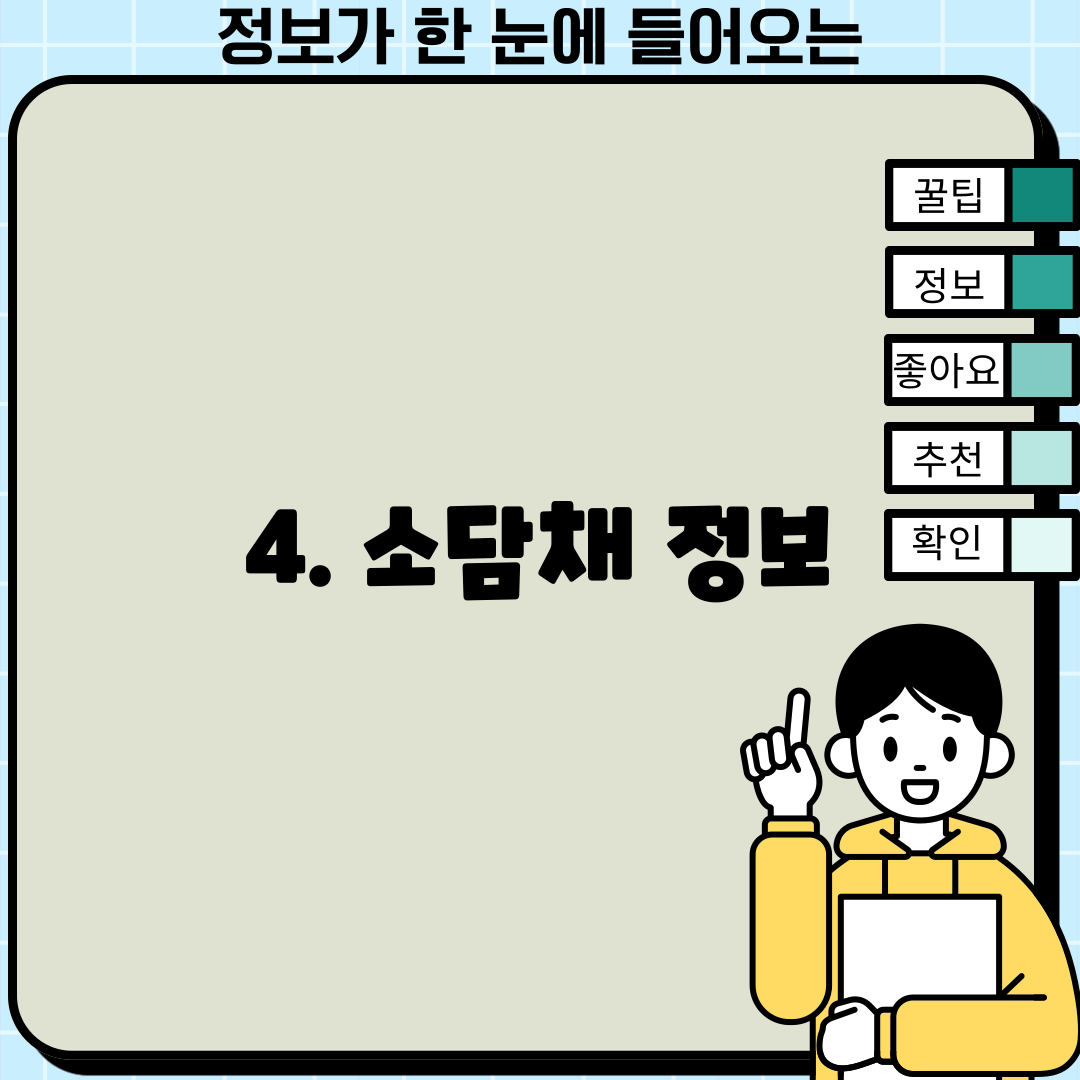 4. 소담채 정보