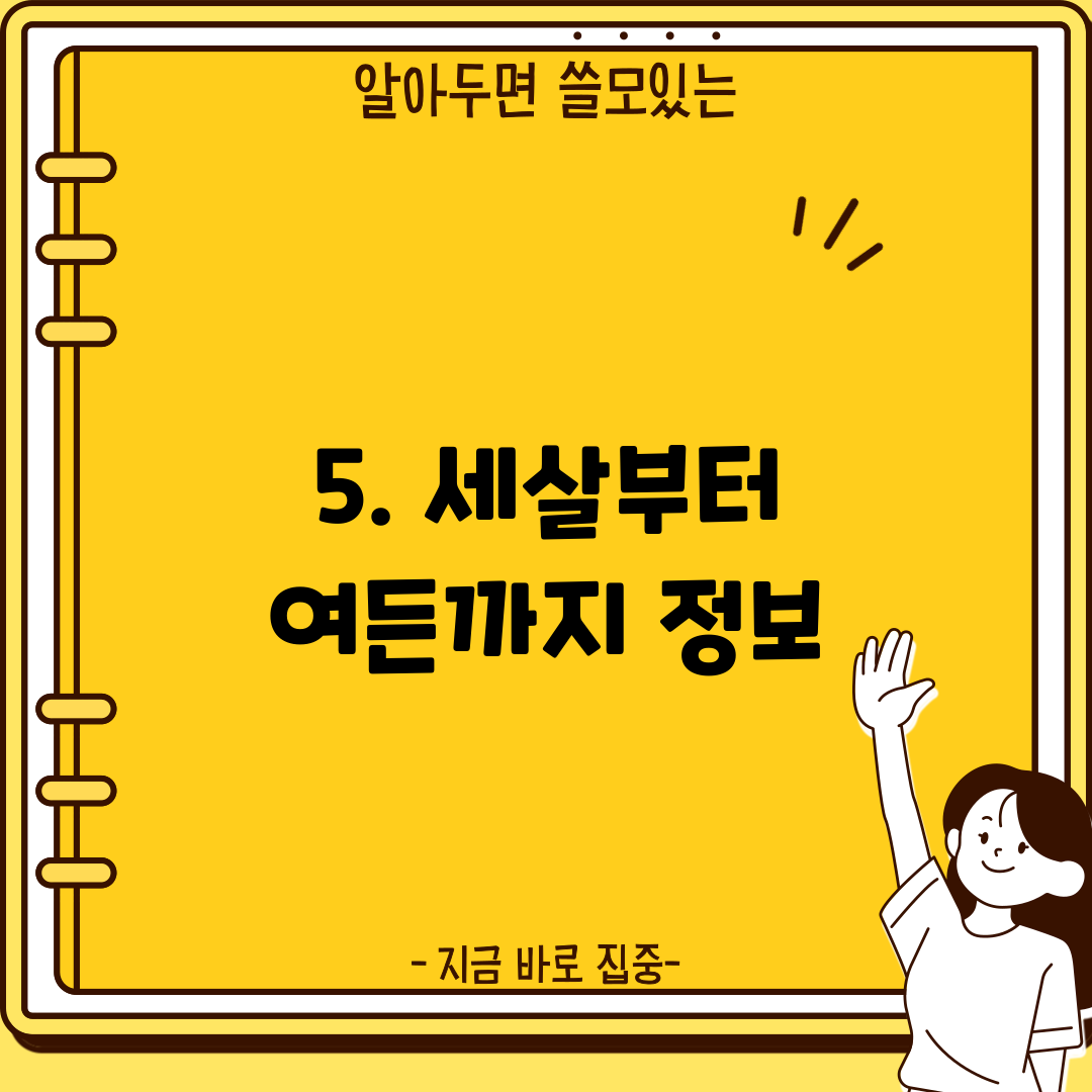 5. 세살부터 여든까지 정보