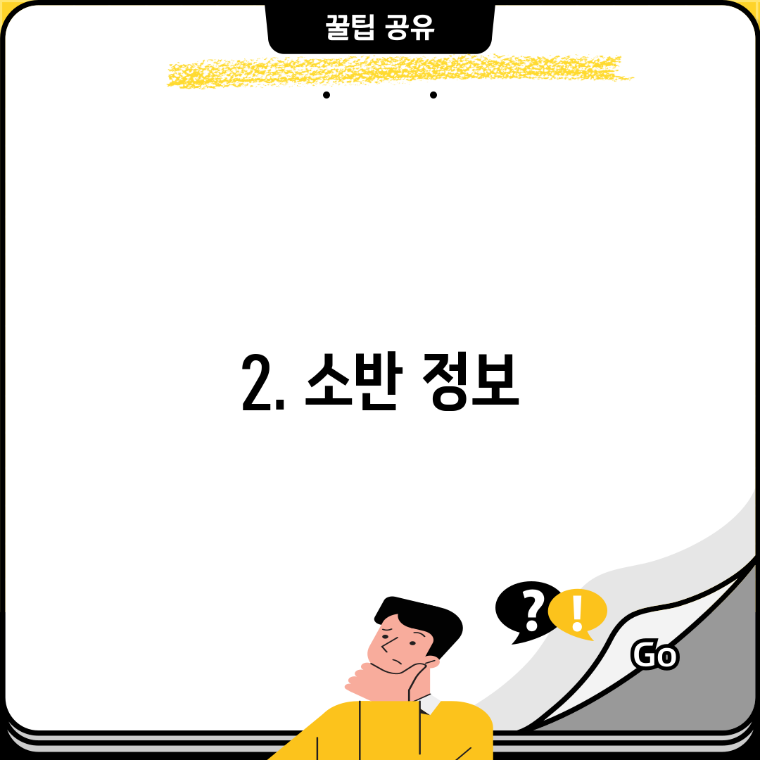 2. 소반 정보